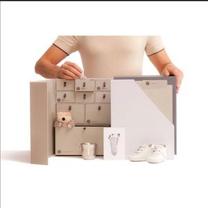 Savor Deluxe Baby Edition Keepsake Box in Gray